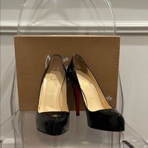 Christian Louboutin Rolando 120 Patent Leather Platform Pump